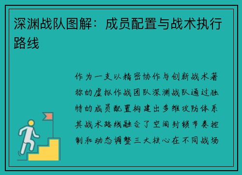 深渊战队图解：成员配置与战术执行路线